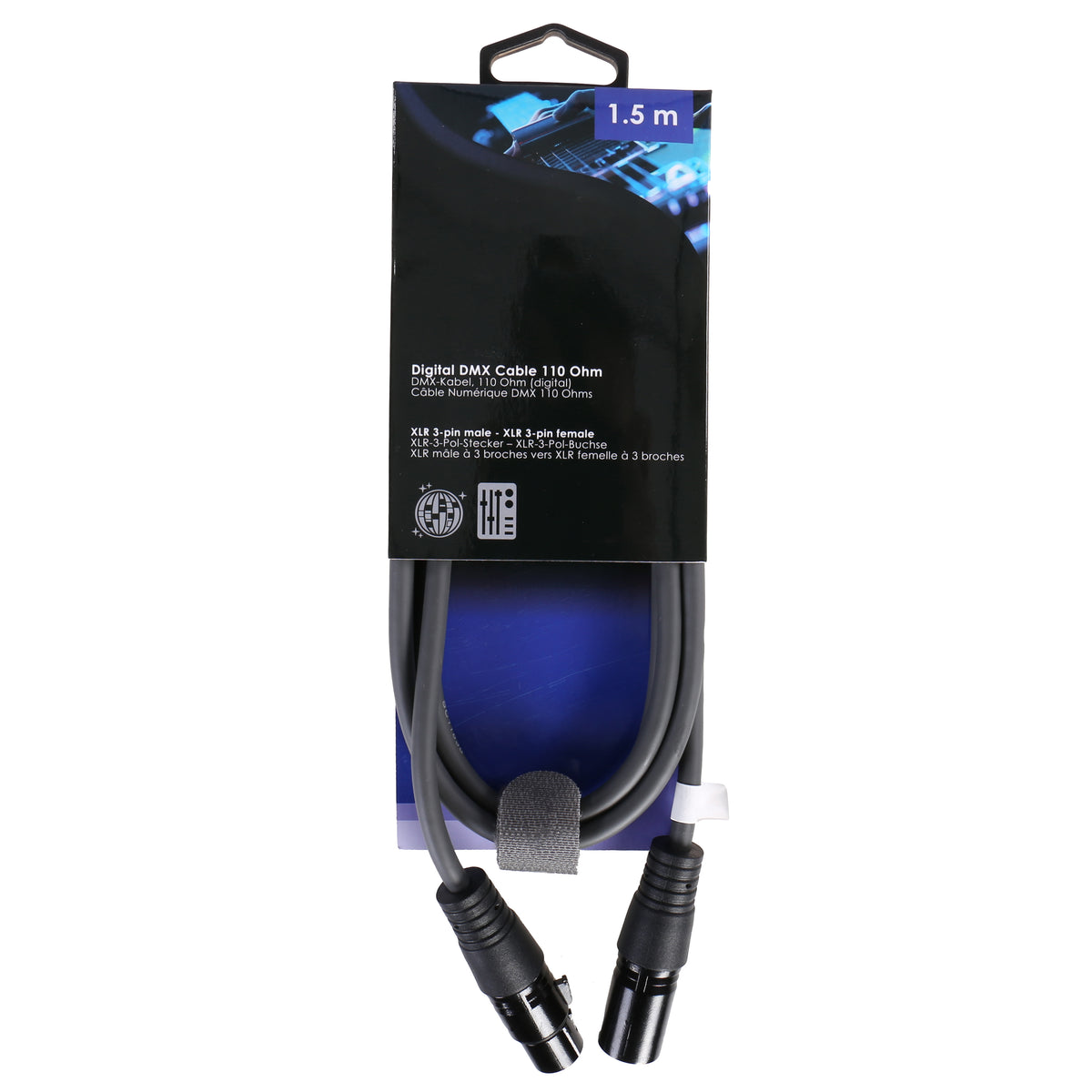 XLR Cable 3-Pin XLR Macho a Hembra 1.5m — 4