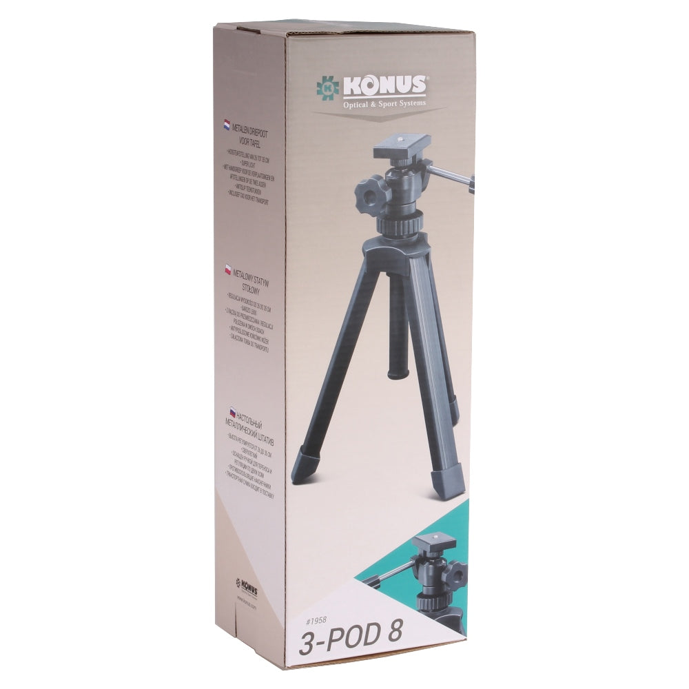 Konus Trípode de mesa Metal con Fine Ajuste H35 CM — 7