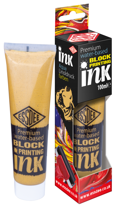 Essdee Premium Metallic Block Printing Ink 100 ml - Oro