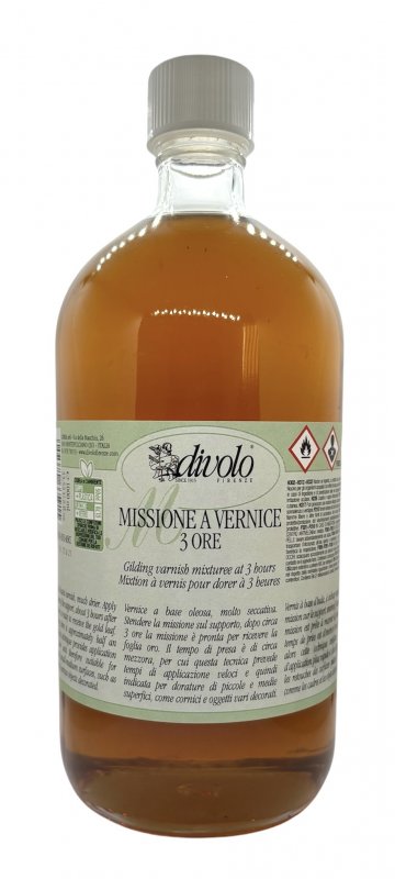 Divolo Mixtion Adhesivo para dorado base de aceite 3 horas - 1 L