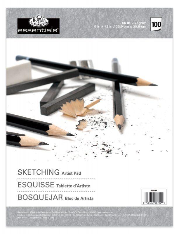 Royal & Langnickel Drawing & Sketching Artist Pads - Sketching 74 gsm - A4 - 100 hojas