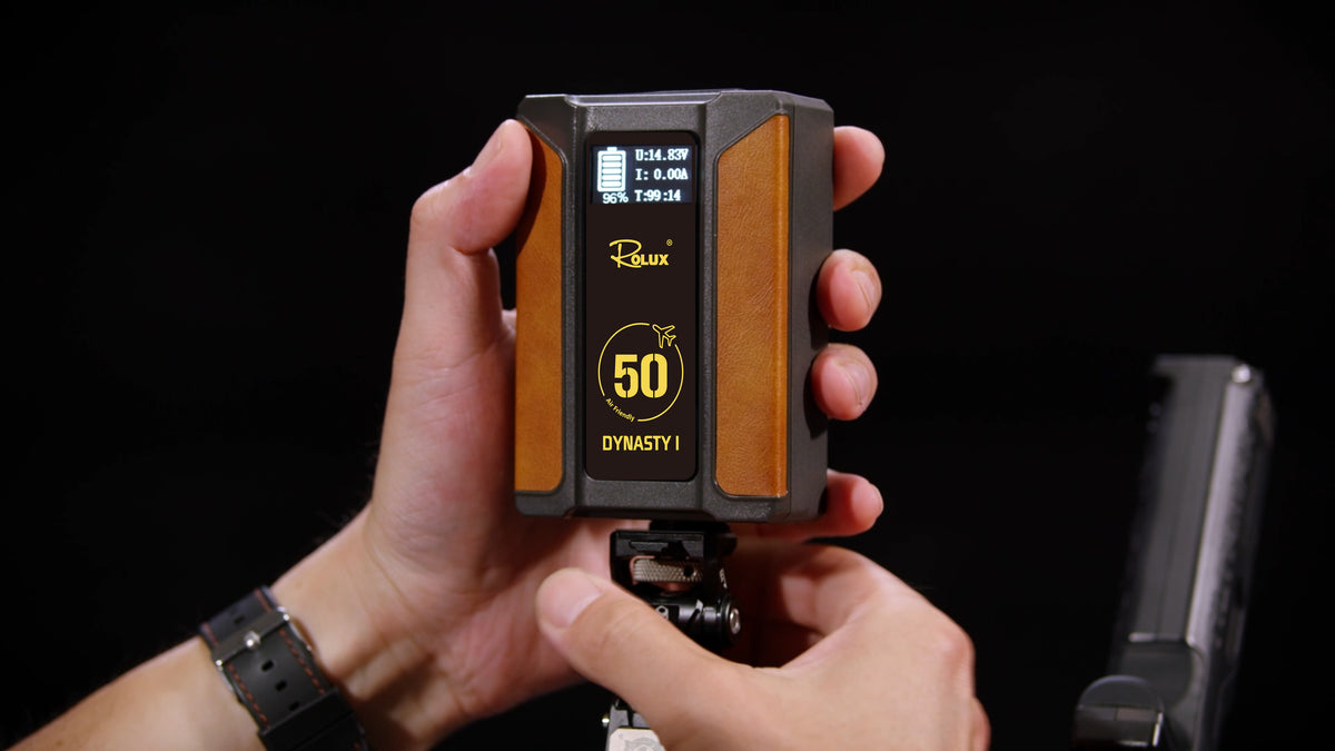 Rolux Batería V-Mount Dynasty I 50Wh 14,8V 3450mAh — 8