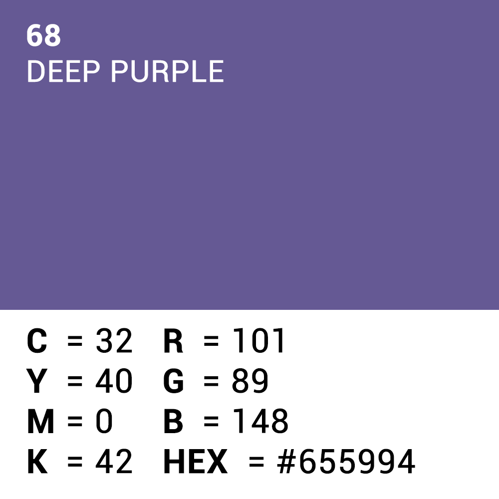 Superior Papel de fondo 68 Profundo Morado 1.35 x 11m — 5