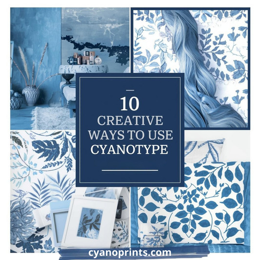 10 Ideas Creativas para Usar la Cianotipia – Inspiración en Arte, Decoración y Moda