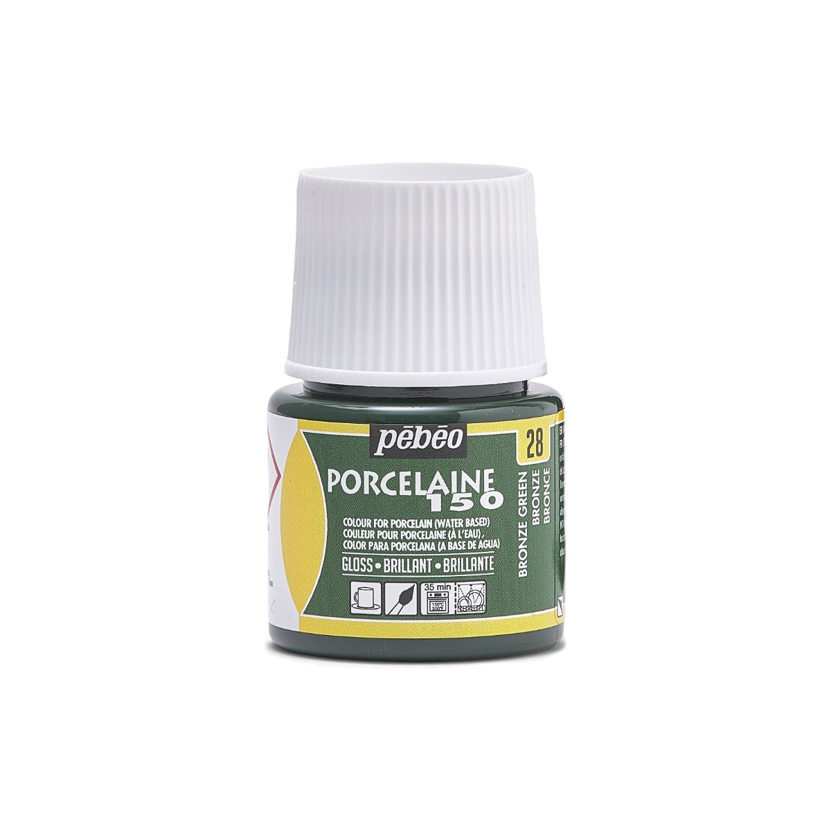 Pebeo Porcelaine 150 Pintura para porcelana 45 ml - 28 - Bronce Verde