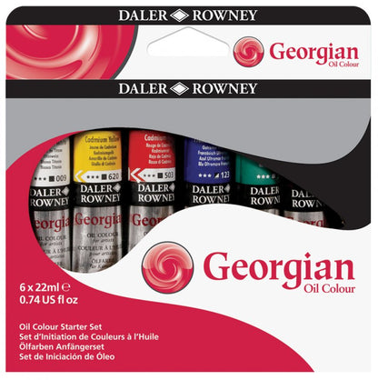 Daler-Rowney Georgian Oil Sets - Set de iniciación - 6 x 22 ml