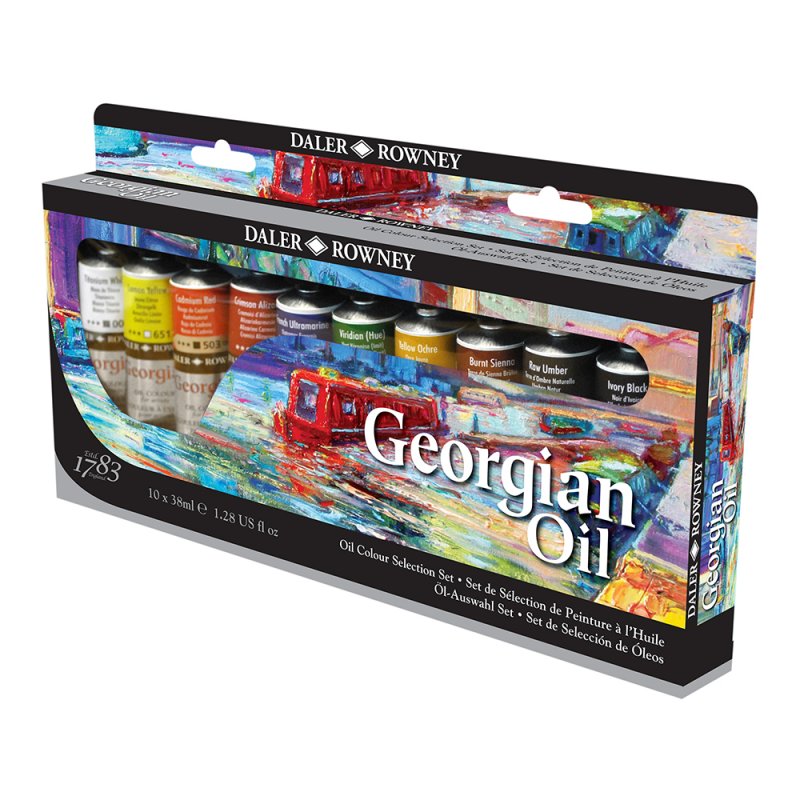 Daler-Rowney Georgian Oil Sets - Set de selección - 10 x 38 ml