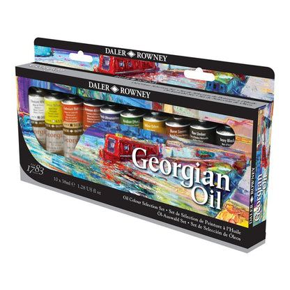 Daler-Rowney Georgian Oil Sets - Set de selección - 10 x 38 ml