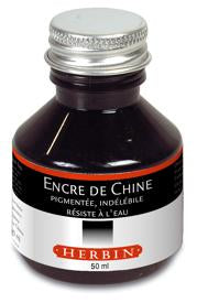 Herbin Oost-Indische Inkt Zwart