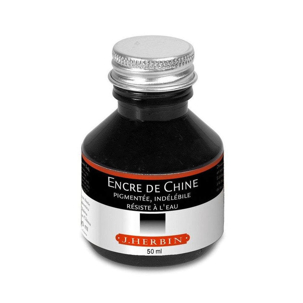 Herbin Tinta china negra - 50 ml