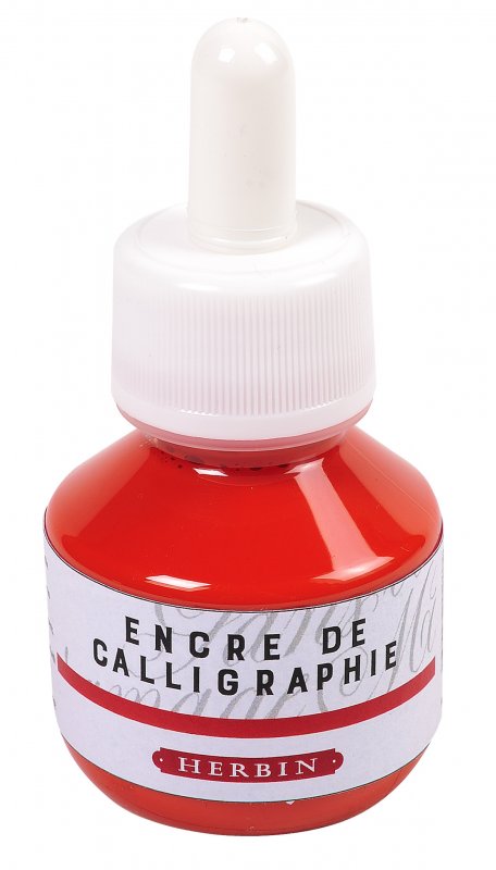 Herbin Calligraphic Ink 50 ml - Rojo