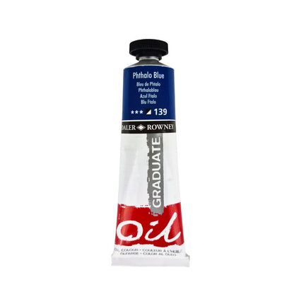 Daler-Rowney Graduate Óleo 38 ml - Azul ftalo
