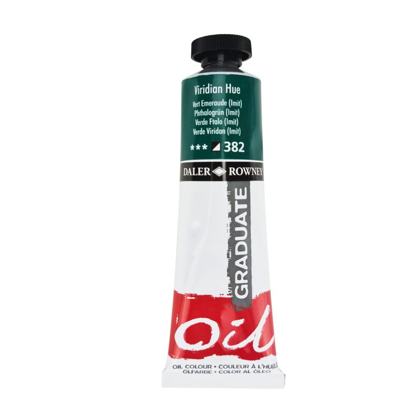 Daler-Rowney Graduate Óleo 38 ml - Verde ftalo (Imit)