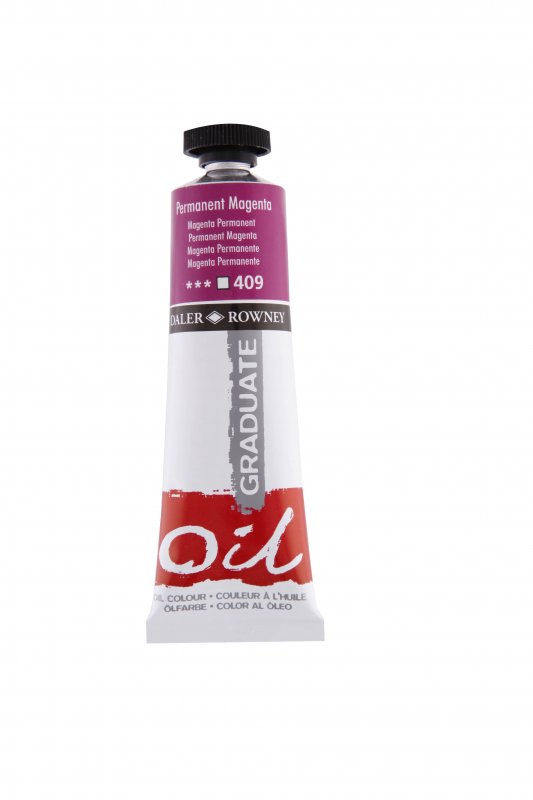 Daler-Rowney Graduate Óleo 38 ml - 409 - Permanent Magenta