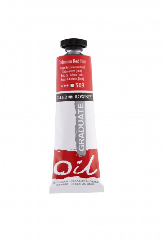 Daler-Rowney Graduate Óleo 38 ml - Rojo cadmio (Imit)