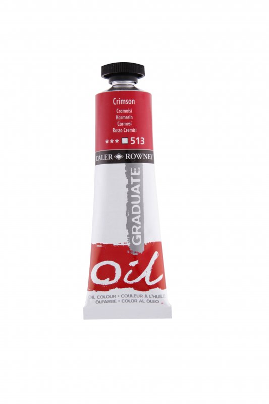 Daler-Rowney Graduate Óleo 38 ml - Karmijnrode