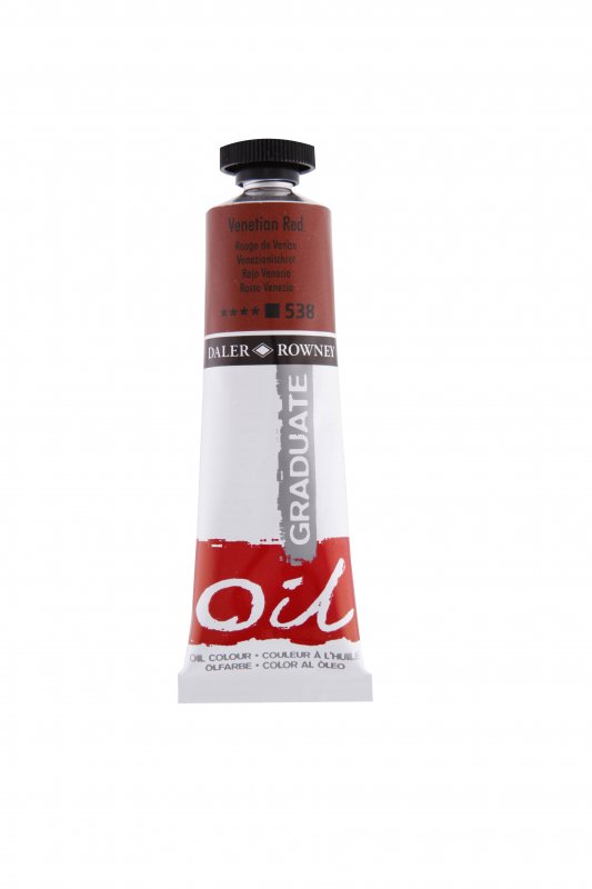 Daler-Rowney Graduate Óleo 38 ml - Rojo veneciano