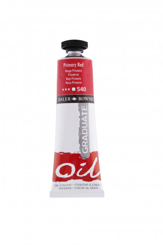 Daler-Rowney Graduate Óleo 38 ml - Rojo primario