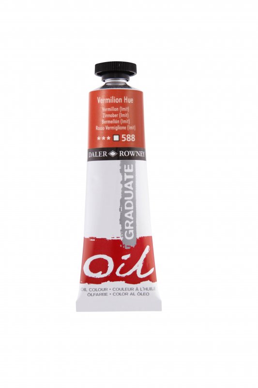 Daler-Rowney Graduate Óleo 38 ml - 588 - Bermellón (Tint)