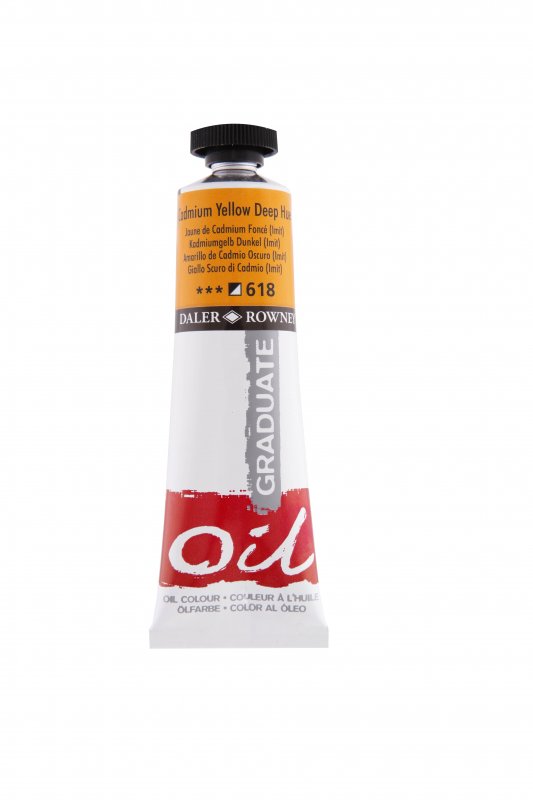 Daler-Rowney Graduate Óleo 38 ml - 618 - Amarillo cadmio Diep (Tint)