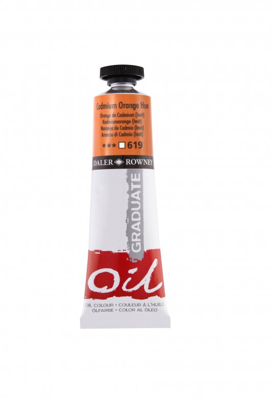 Daler-Rowney Graduate Óleo 38 ml - Cadmium Naranja (Imit)