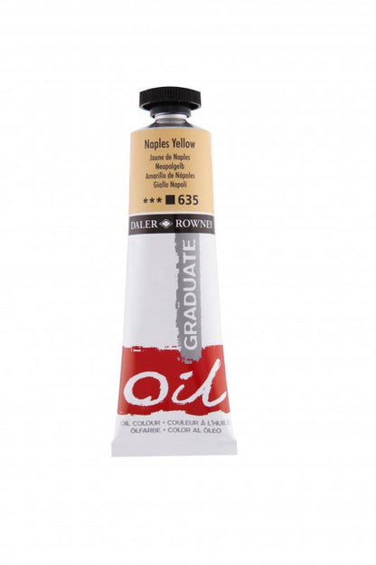 Daler-Rowney Graduate Óleo 38 ml - Amarillo Nápoles