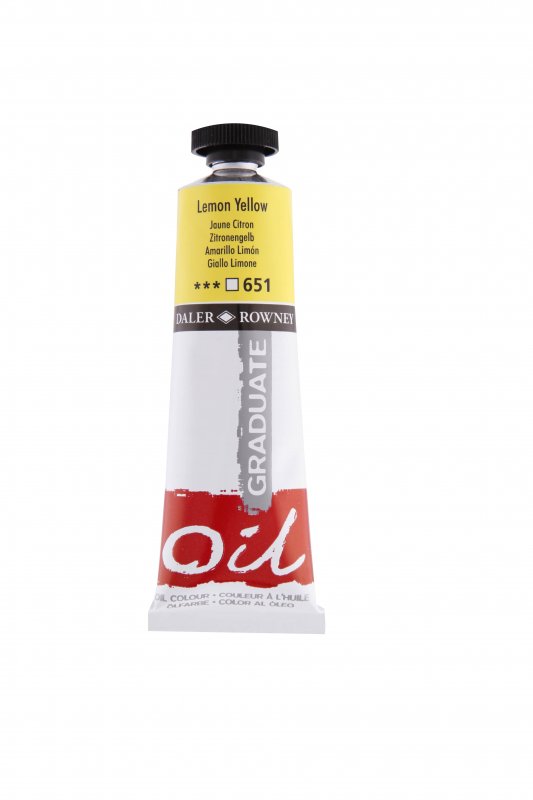 Daler-Rowney Graduate Óleo 38 ml - Citroengeel