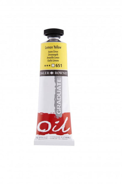 Daler-Rowney Graduate Óleo 38 ml - Citroengeel