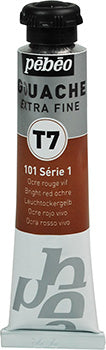 Pebeo Extra-Fijne Gouache T7 20 ml - Ocre rojo vivo