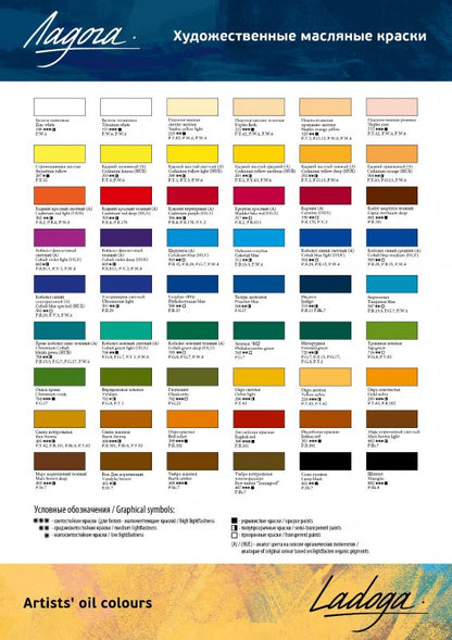 Ladoga Oil Paint 46 ml - Caput Mortuum Deep