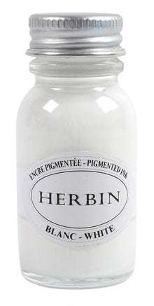Herbin Pigmented Ink 15 ml - Blanco
