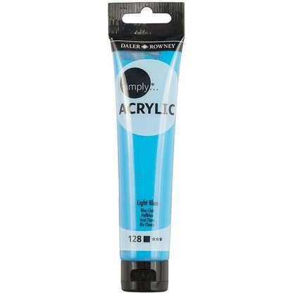Daler-Rowney Simply Acrylic 75 ml - Azul claro