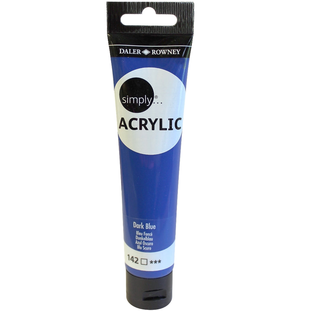 Daler-Rowney Simply Acrylic 75 ml - Azul oscuro