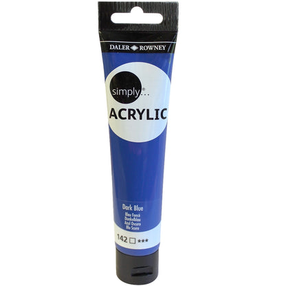 Daler-Rowney Simply Acrylic 75 ml - Azul oscuro