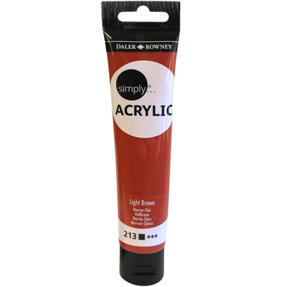 Daler-Rowney Simply Acrylic 75 ml - Marrón claro