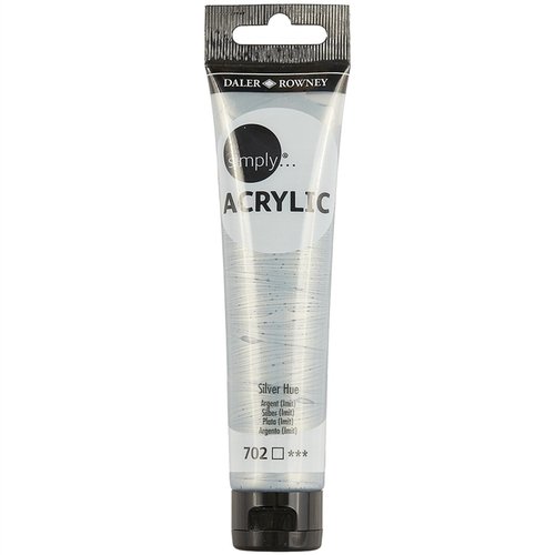 Daler-Rowney Simply Acrylic 75 ml - Plata