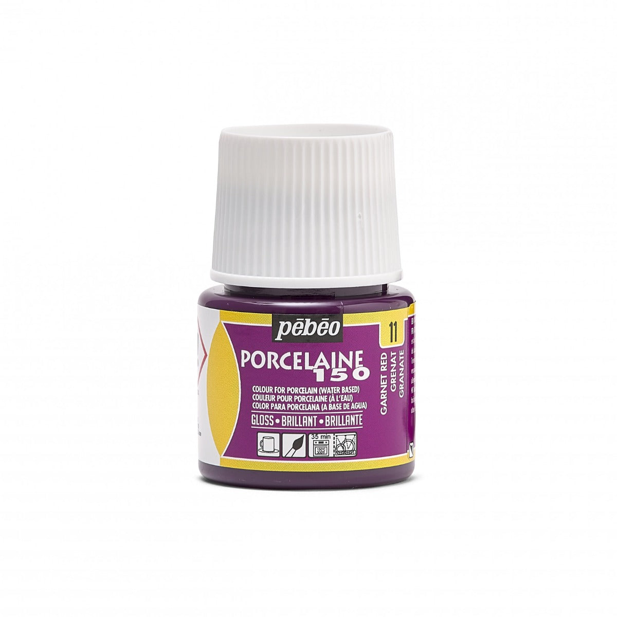 Pebeo Porcelaine 150 Pintura para porcelana 45 ml - 11 - Granaat