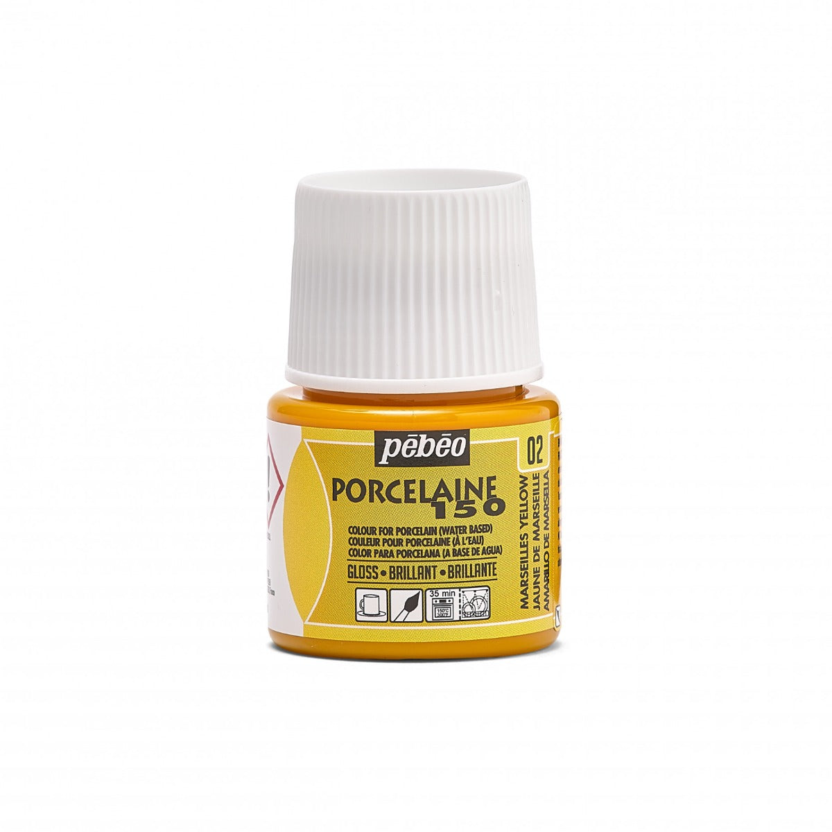 Pebeo Porcelaine 150 Pintura para porcelana 45 ml - 02 - Jaune de Marseille