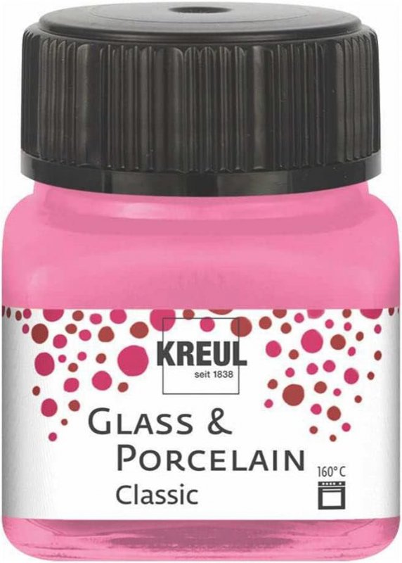 Kreul Pintura para vidrio y porcelana Classic 20 ml - Opaco Roze