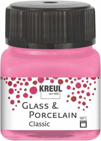 Kreul Pintura para vidrio y porcelana Classic 20 ml - Opaco Roze