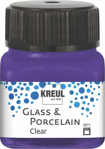 Kreul Glass & Porcelain Clear 20 ml - Violeta