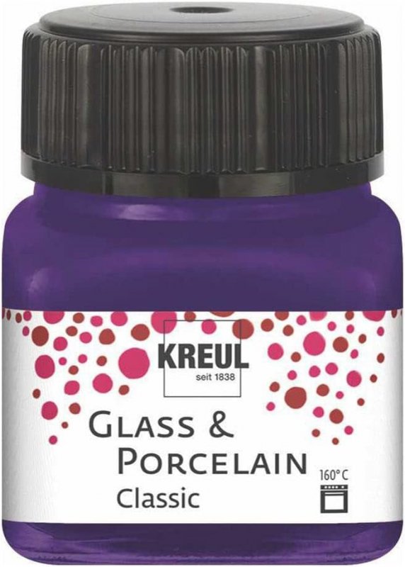 Kreul Pintura para vidrio y porcelana Classic 20 ml - Opaco Violeta