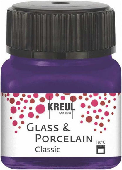 Kreul Pintura para vidrio y porcelana Classic 20 ml - Opaco Violeta