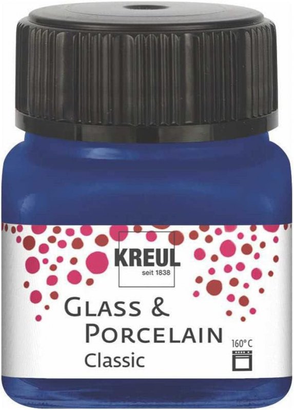 Kreul Pintura para vidrio y porcelana Classic 20 ml - Opaco Koningsblauw