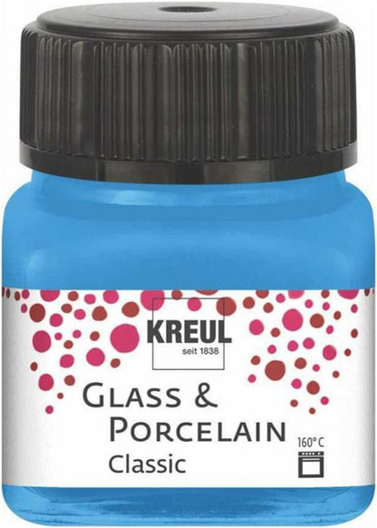 Kreul Pintura para vidrio y porcelana Classic 20 ml - Opaco Azul claro