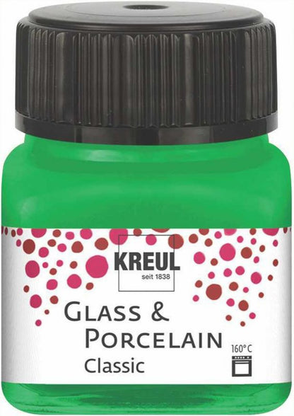 Kreul Pintura para vidrio y porcelana Classic 20 ml - Opaco Verde
