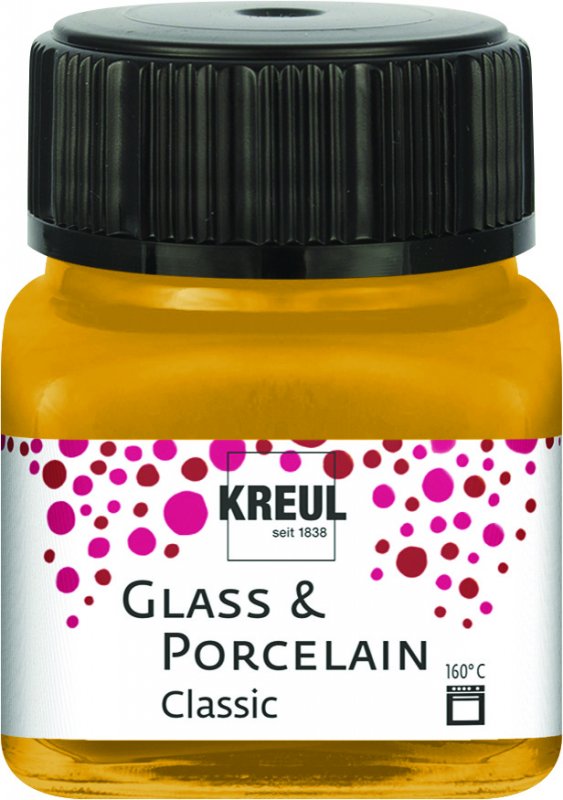 Kreul Pintura para vidrio y porcelana Classic 20 ml - Metallic Oro
