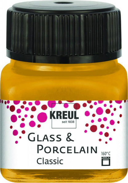 Kreul Pintura para vidrio y porcelana Classic 20 ml - Metallic Oro