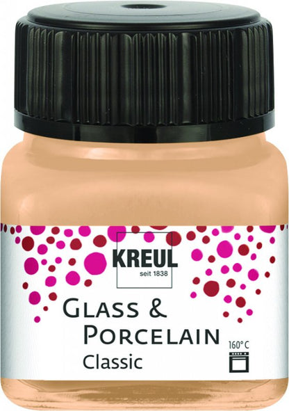 Kreul Pintura para vidrio y porcelana Classic 20 ml - Metallic Champagne