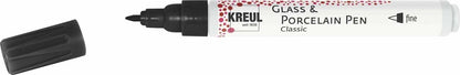 Kreul Glass & Porcelain Porseleinstift Classic - Negro - fine